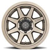 21-23 Ford Bronco / 19-23 Ford Ranger ICON 21817859057BR Rebound Pro 5.75in BS 17x8.5 6x5.5 25mm Offset 95.1mm Bore Bronze Wheel